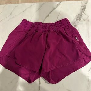 Lululemon running shorts, size 4